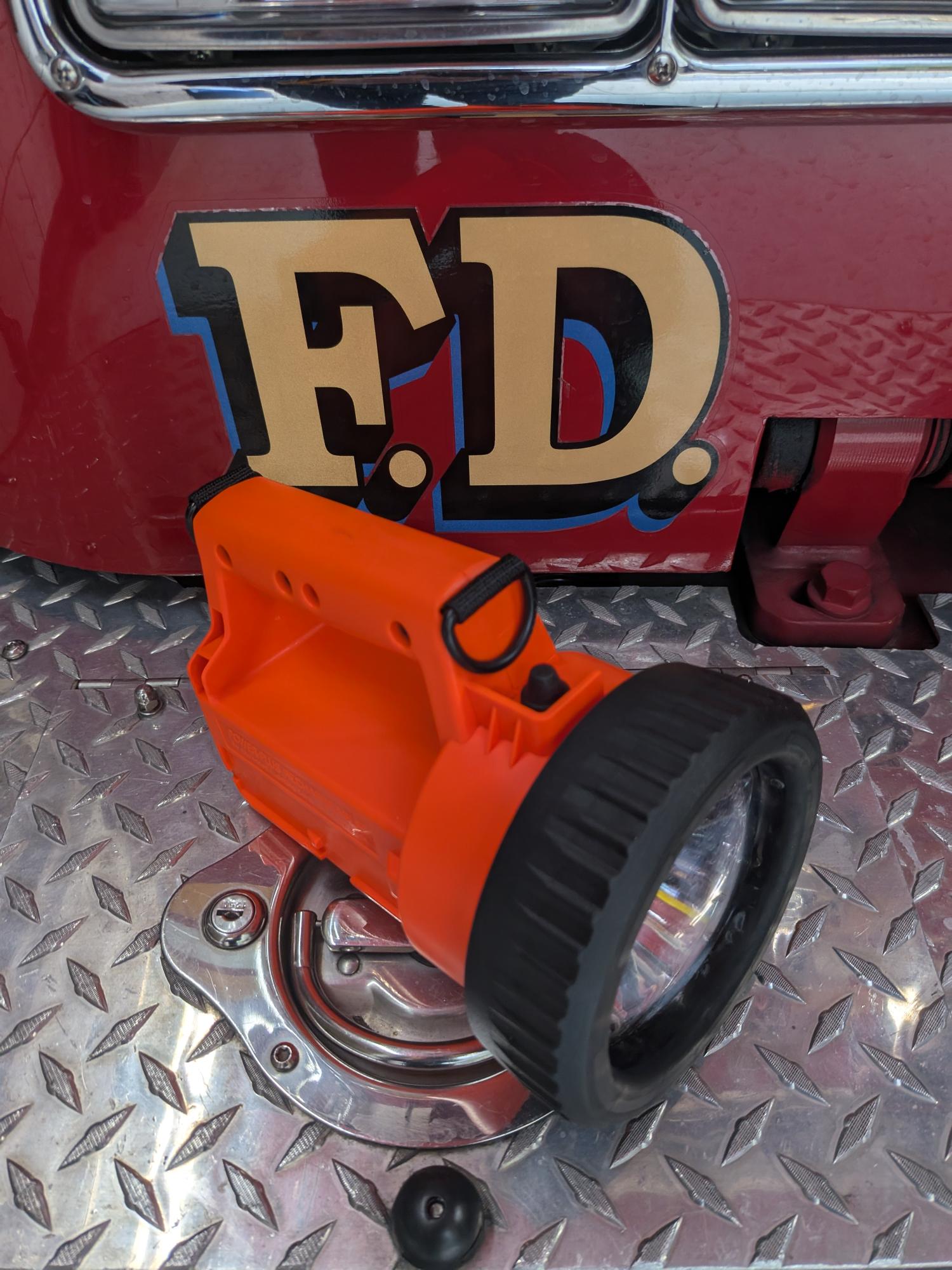 Safety Orange NIGHTSABER FlashlightNo Charger No Strap